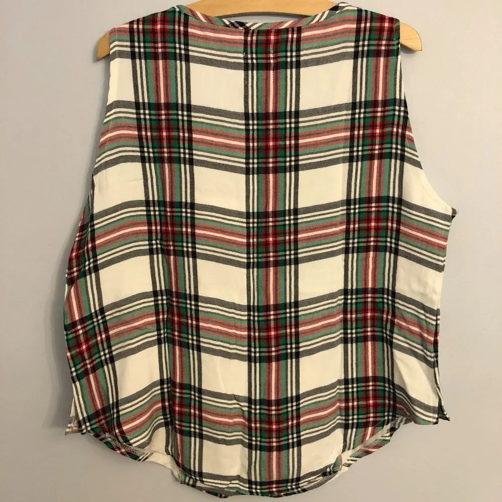 Plush Ultra Soft Plaid Woven Pajama Set